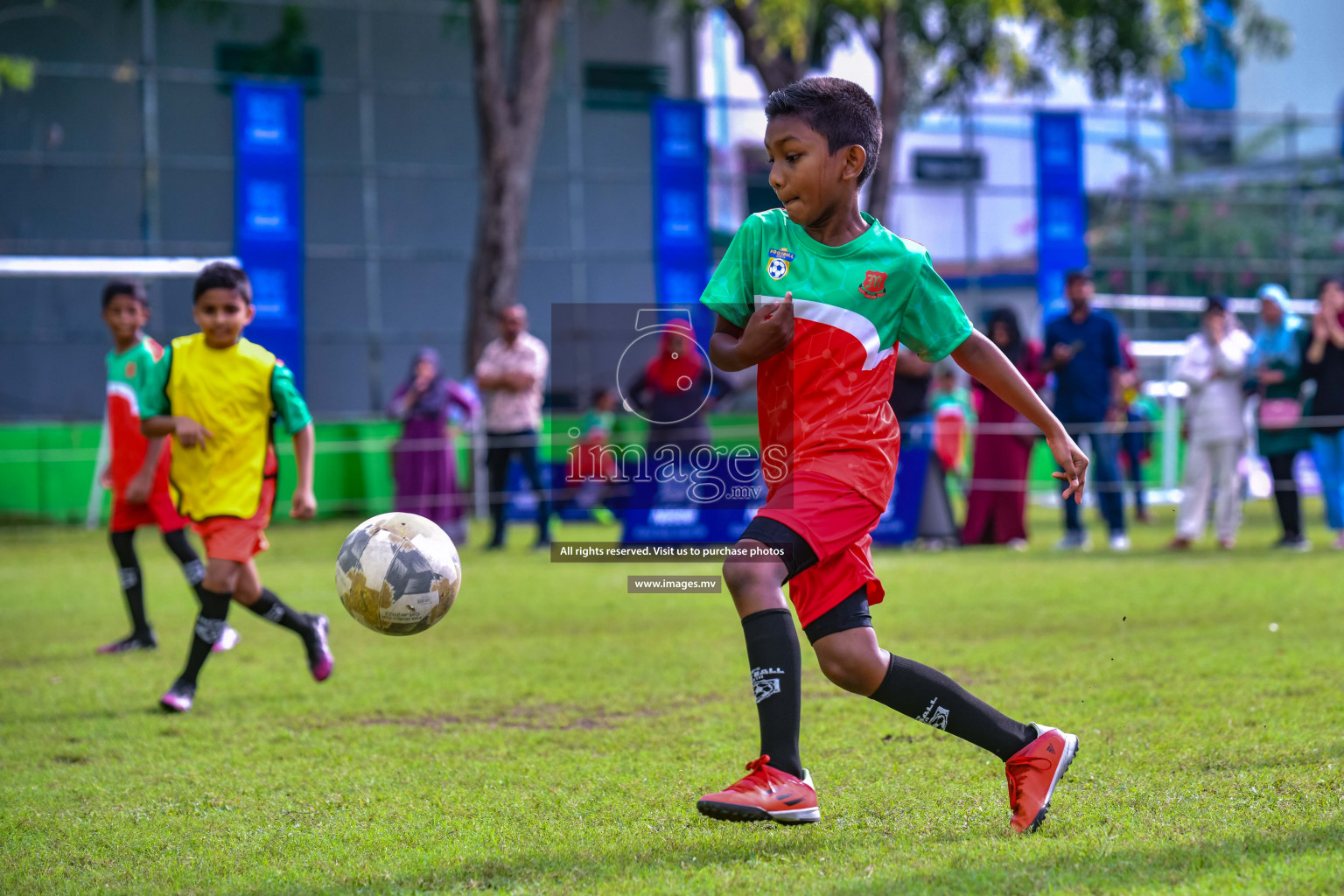 Day 1 of Milo Kids Football Fiesta 2022 was held in Male', Maldives on 19th October 2022. Photos: Nausham Waheed/ images.mv