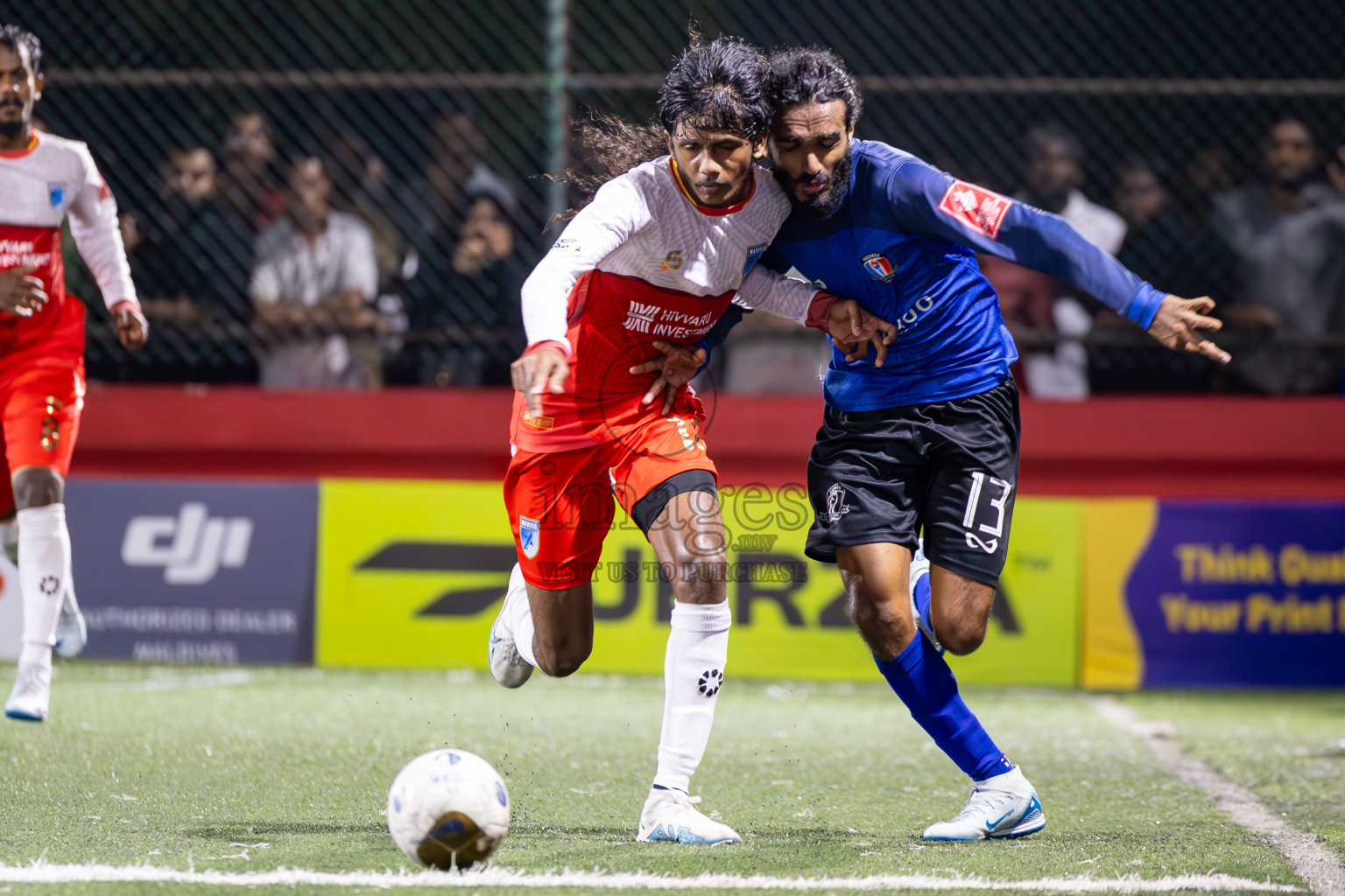 AA Mathiveri vs AA Rasdhoo in Day 15 of Golden Futsal Challenge 2025 was held on Sunday, 19th January 2025, in Hulhumale', Maldives. Photos: Ismail Thoriq / images.mv