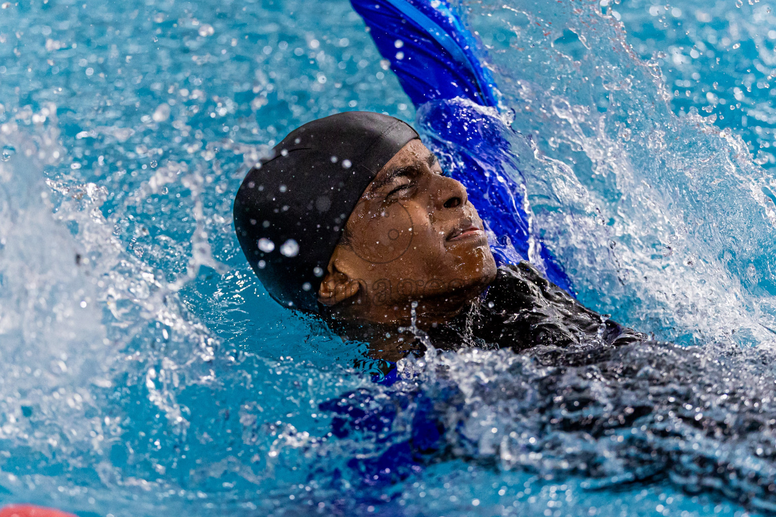 Day 5 of 1st National Short Course Swimming Competition held in Hulhumale', Maldives on Wednesday, 18th June 2025. Photos: Nausham Waheed / images.mv