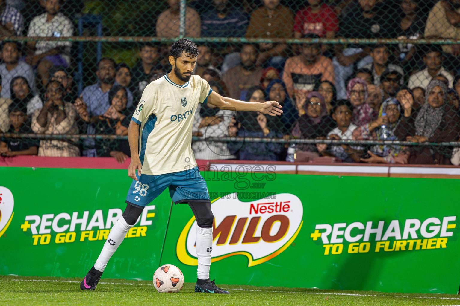 Road Recreation Club vs Team Naivaadhoo in Kings Cup of Club Maldives  2025 was held in Rehendhi Futsal Ground, Hulhumale', Maldives on Saturday, 6th September 2025. Photos: Ismail Thoriq / images.mv
