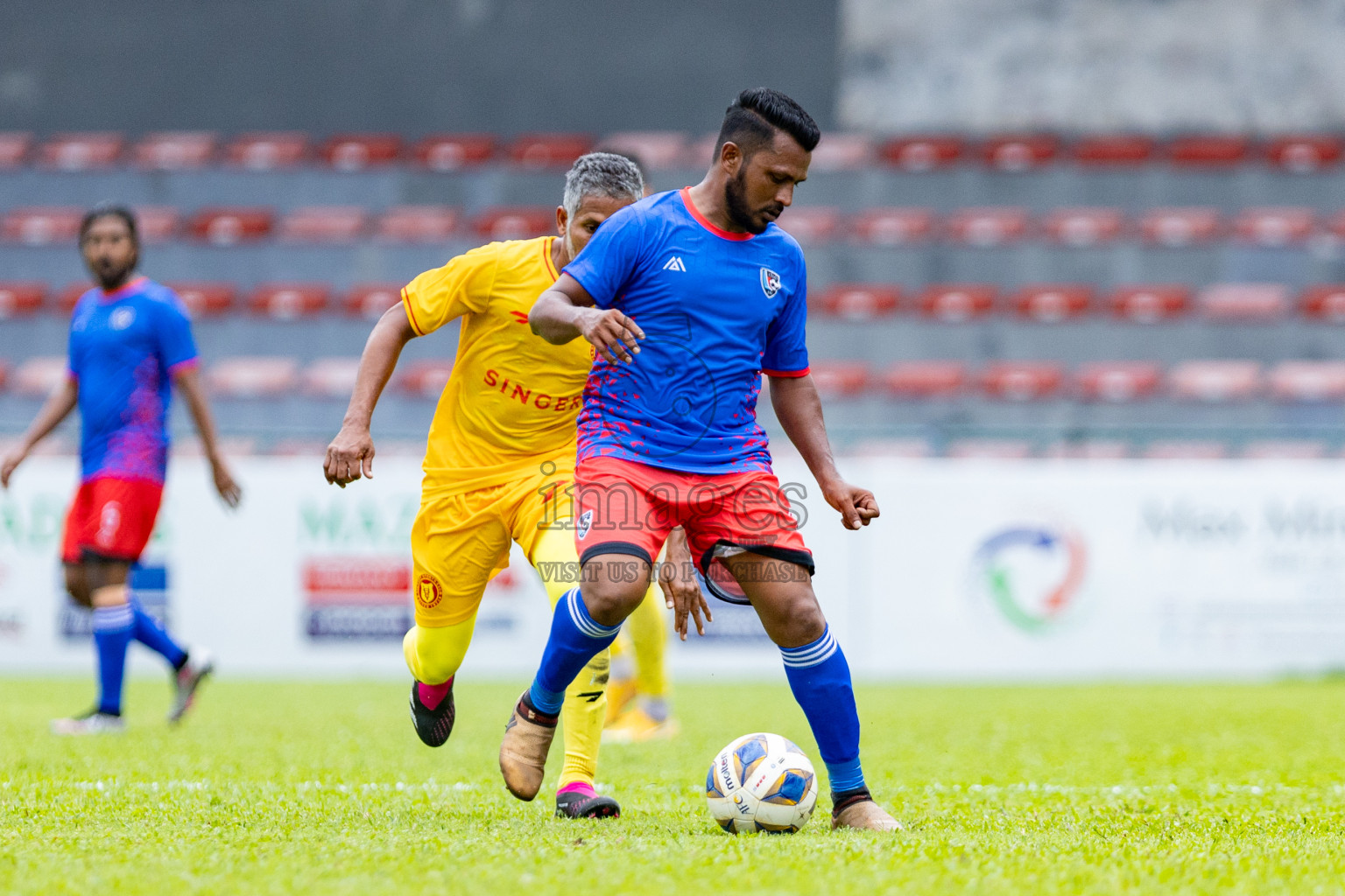 Club P.K vs Victory Sports Club in Day 3 of Second Division 2023 in Male' Maldives on Thursday, 28th December 2023. Photos: Nausham Waheed / images.mv