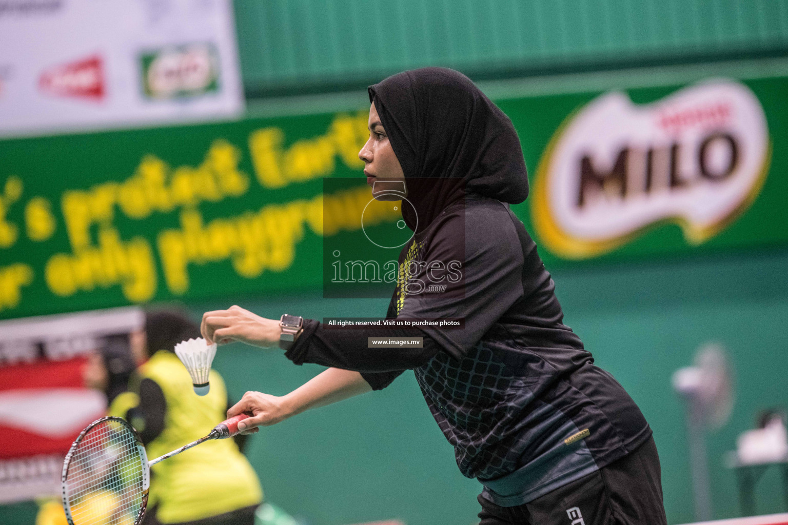 Day 4 of Badminton association mixed group championship 2021 held in Male', Maldives Photos by Nausham Waheed