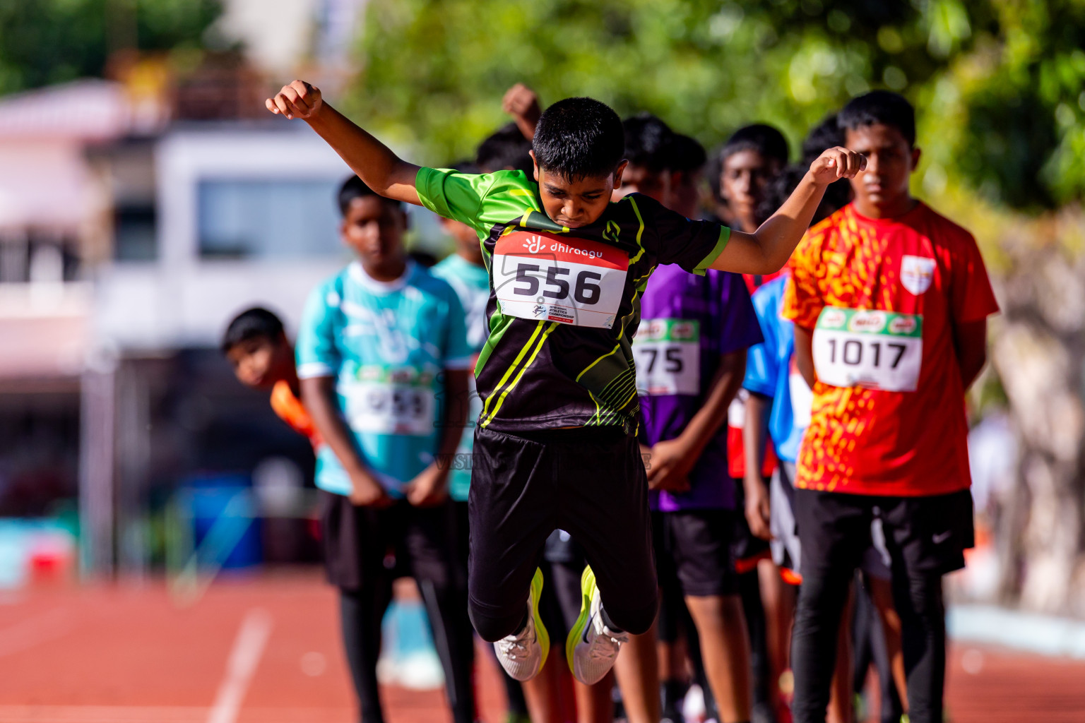 Day 1 of Inter-school Athletics Championship 2025 held in Ekuveni Synthetic Track, Male', Maldives on Monday, 06th October 2025. Photos by: Nausham Waheed / Images.mv