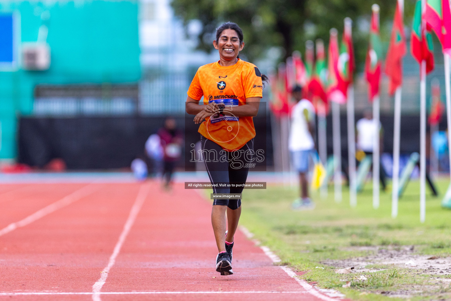 Day 2 of National Athletics Championship 2023 was held in Ekuveni Track at Male', Maldives on Friday, 24th November 2023. Photos: Nausham Waheed / images.mv