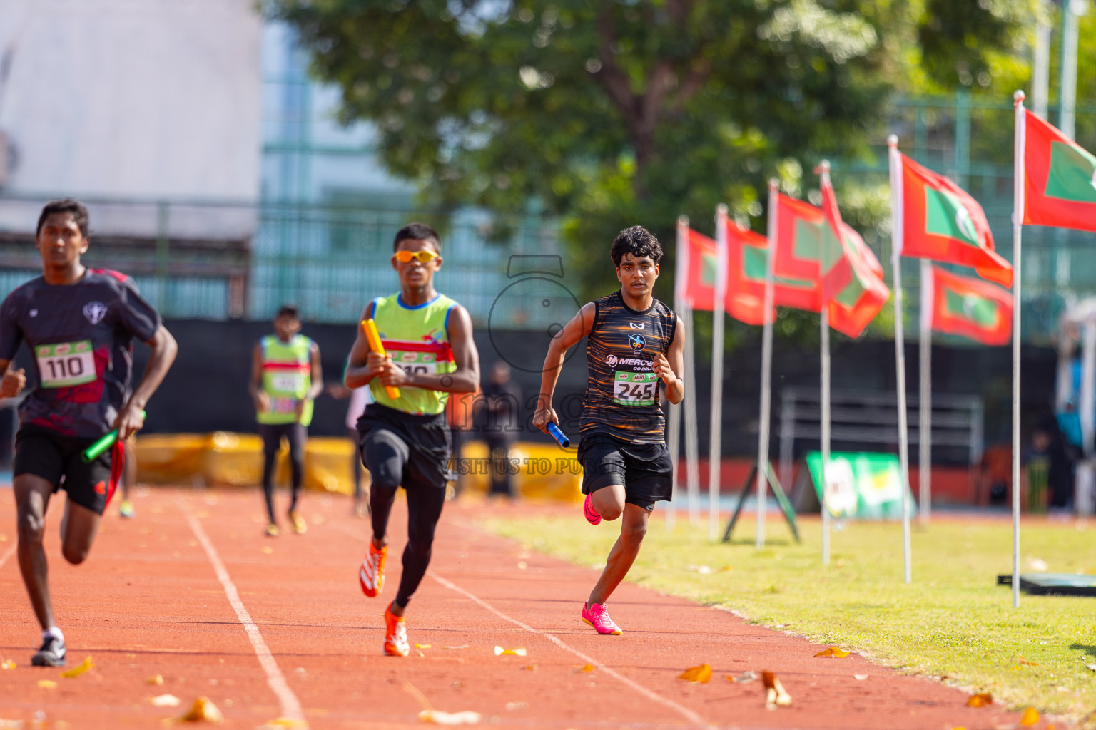 Day 3 of 12th Milo Association Championships was held in Ekuveni Track at Male', Maldives on Saturday, 26th April 2025. Photos: Ismail Thoriq / images.mv