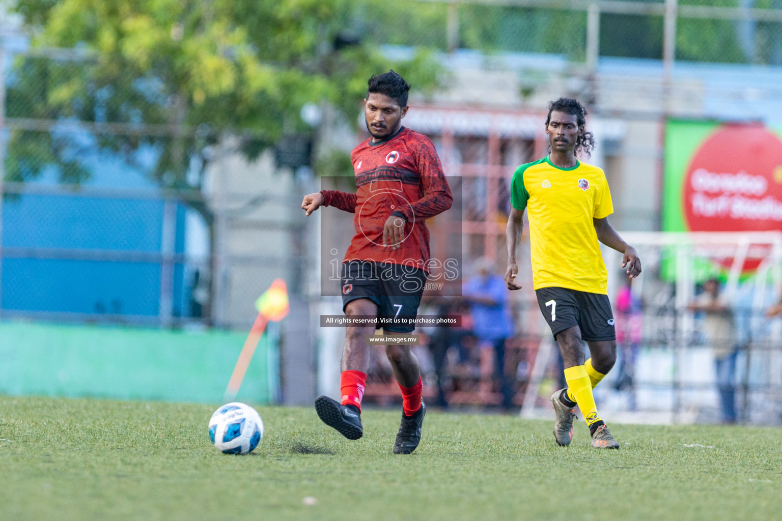 Little Town Sports vs  Lorenzo Sports Club in the 2nd Division 2022 on 16th July 2022, held in National Football Stadium, Male', Maldives Photos: Hassan Simah / Images.mv