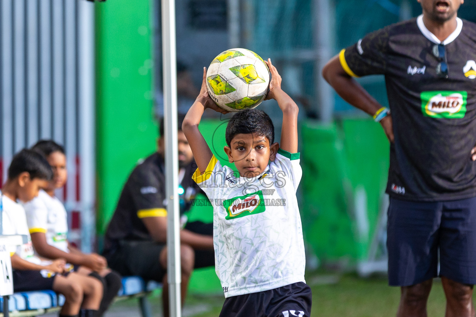 Day 2 of MILO Academy Championship 2025 was held on Friday, 14th February 2025 in Henveiru Stadium.
Photos: Mohamed Mahfooz Moosa / Images.mv