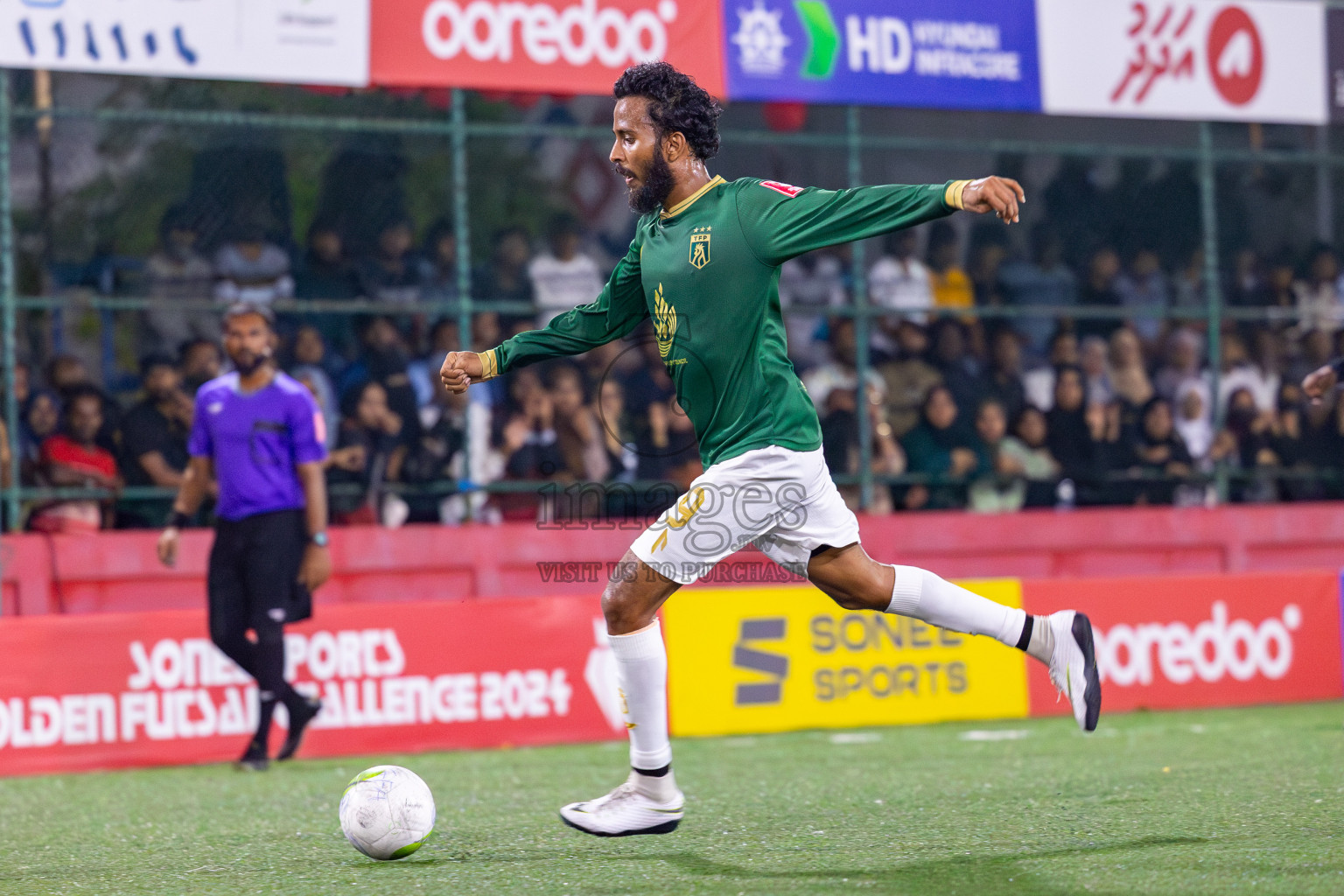 Th Omadhoo vs Th Thimarafushi on Day 33 of Golden Futsal Challenge 2024, held on Sunday, 18th February 2024, in Hulhumale', Maldives Photos: Mohamed Mahfooz Moosa / images.mv