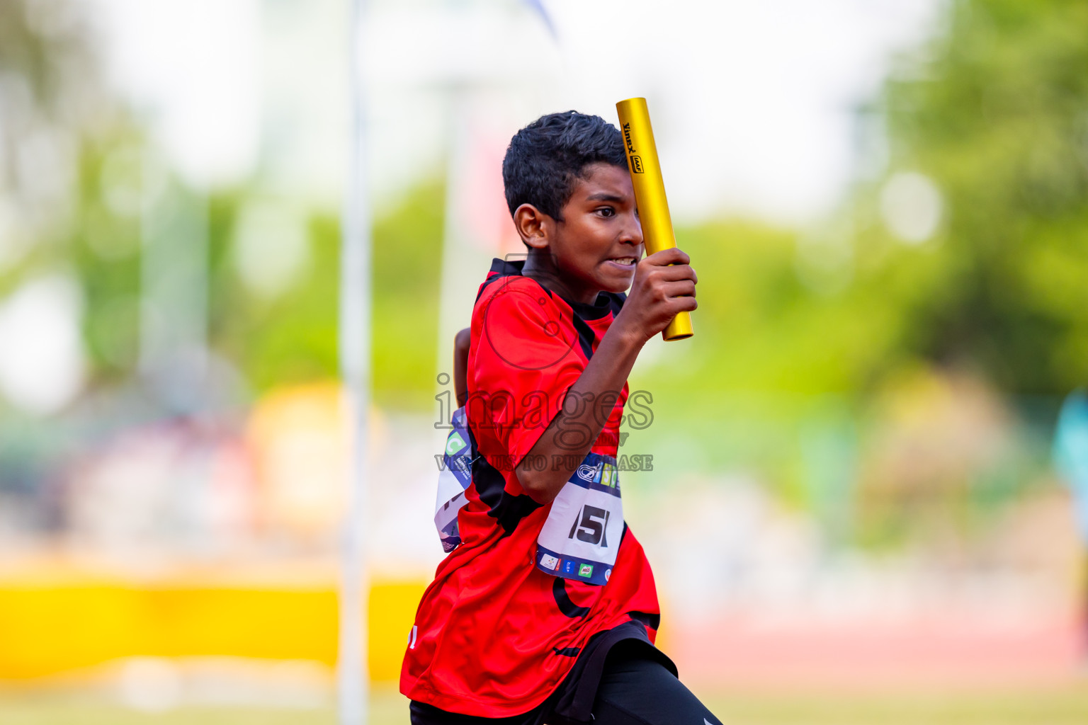 Day 5 of MWSC Interschool Athletics Championships 2024 held in Hulhumale Running Track, Hulhumale, Maldives on Wednesday, 13th November 2024. Photos by: Nausham Waheed / Images.mv