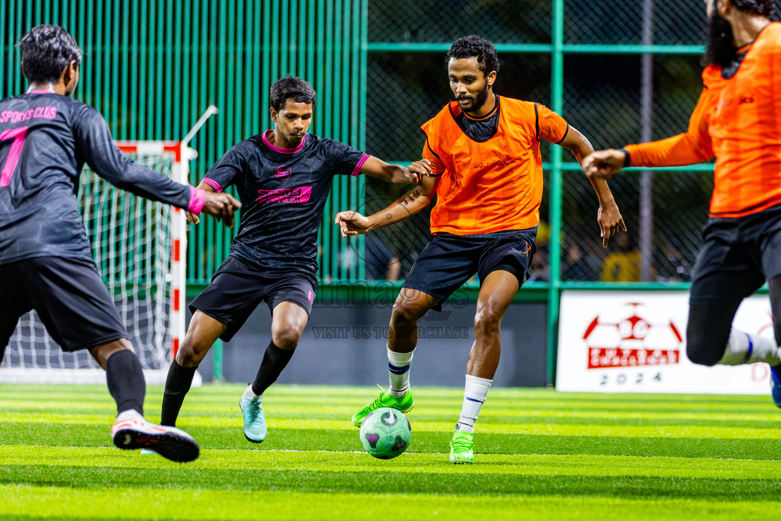 JJ Sports Club vs FC Calms in Semi Finals of BG Futsal Challenge 2024 was held on Tuesday , 2nd April 2024, in Male', Maldives Photos: Nausham Waheed / images.mv