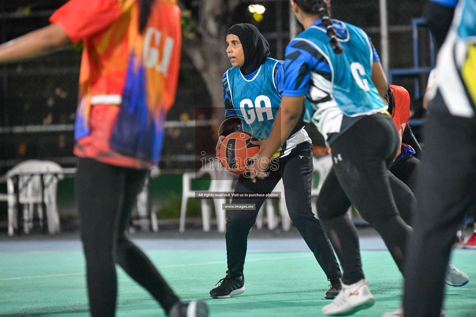 Semi Final of 20th Milo National Netball Tournament 2023, held in Synthetic Netball Court, Male', Maldives on 9th June 2023 Photos: Nausham Waheed/ Images.mv