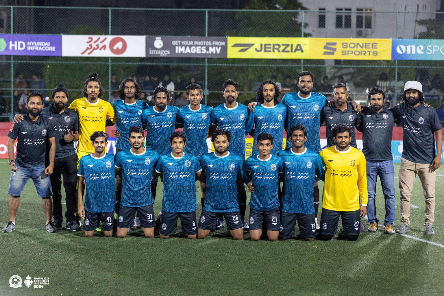 HDh Nellaidhoo vs HDh Nolhivaram in Golden Futsal Challenge 2024 was held on Tuesday, 16th January 2024, in Hulhumale', Maldives Photos: Ismail Thoriq / images.mv