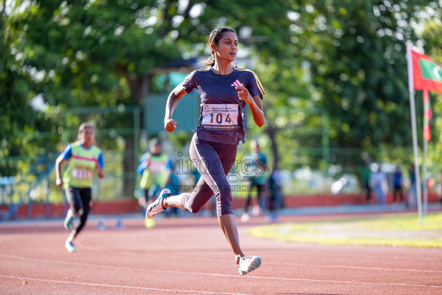 Day 3 of 33rd National Athletics Championship was held in Ekuveni Track at Male', Maldives on Saturday, 7th September 2024. Photos: Suaadh Abdul Sattar / images.mv