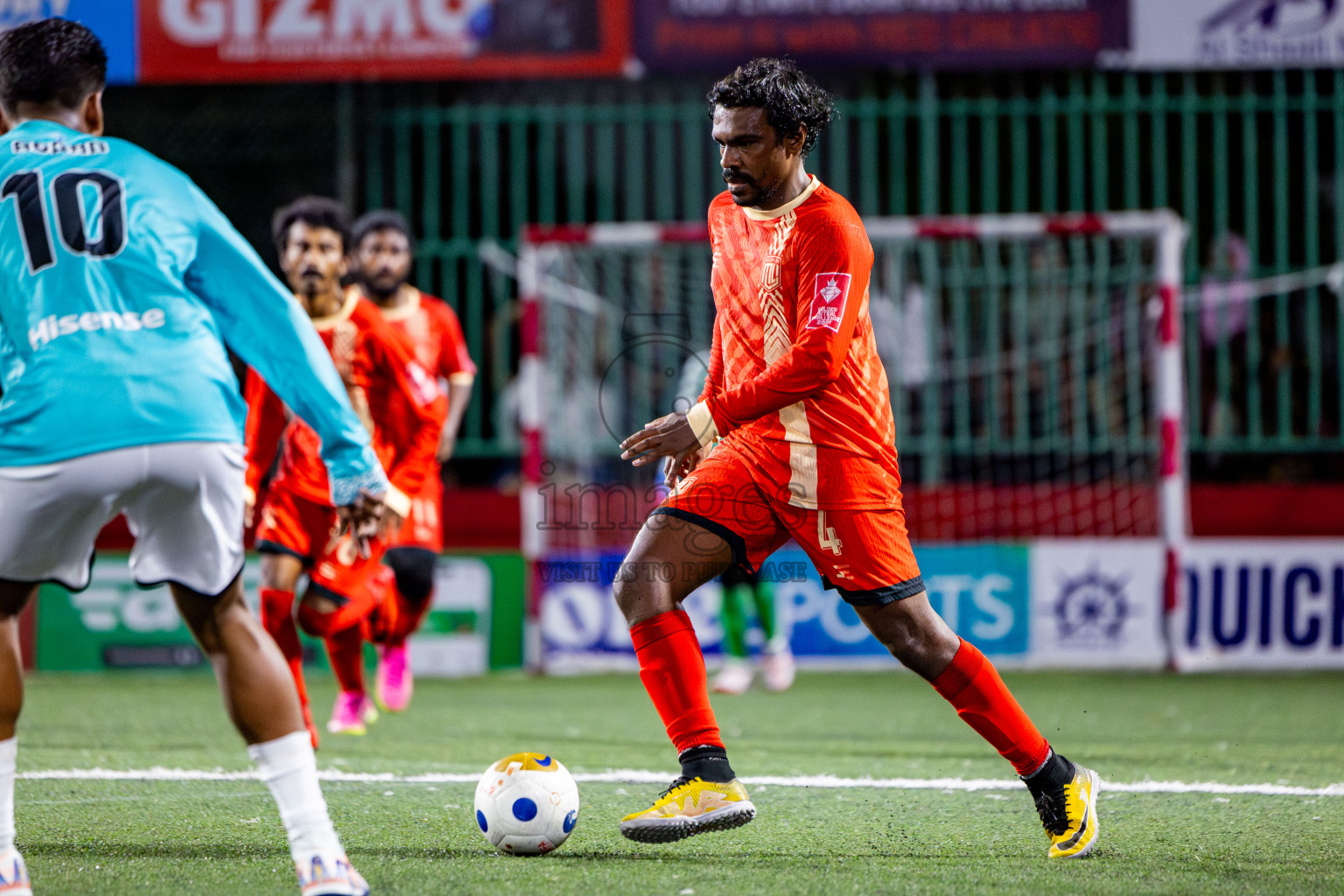 M Kolhufushi VS M Muli in Day 7 of Golden Futsal Challenge 2025 was held on Saturday, 11th January 2025, in Hulhumale', Maldives Photos: Nausham Waheed / images.mv