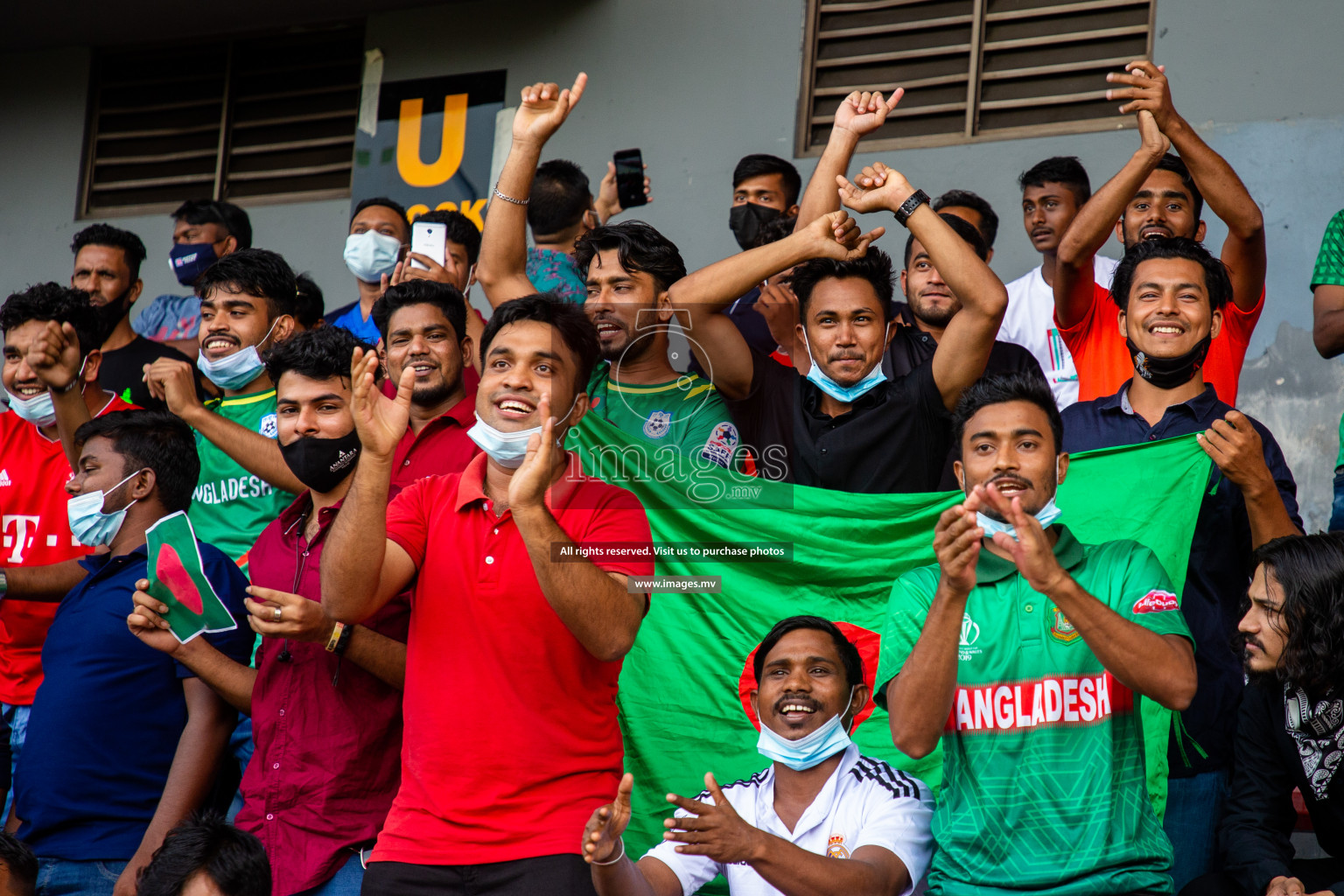 Bangladesh vs Sri Lanka in SAFF Championship 2021 held on 1st October 2021 in Galolhu National Stadium, Male', Maldives