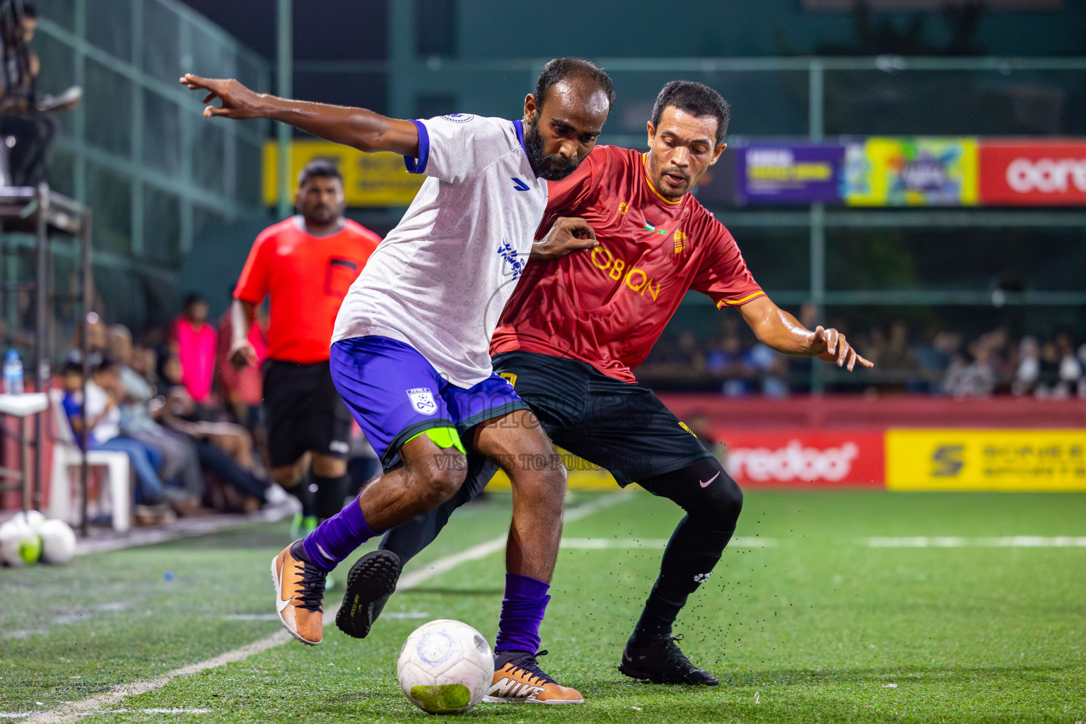 Dh Kudahuvadhoo  vs F Bilehdhoo on Day 34 of Golden Futsal Challenge 2024 was held on Monday, 19th February 2024, in Hulhumale', Maldives
Photos: Mohamed Mahfooz Moosa / images.mv