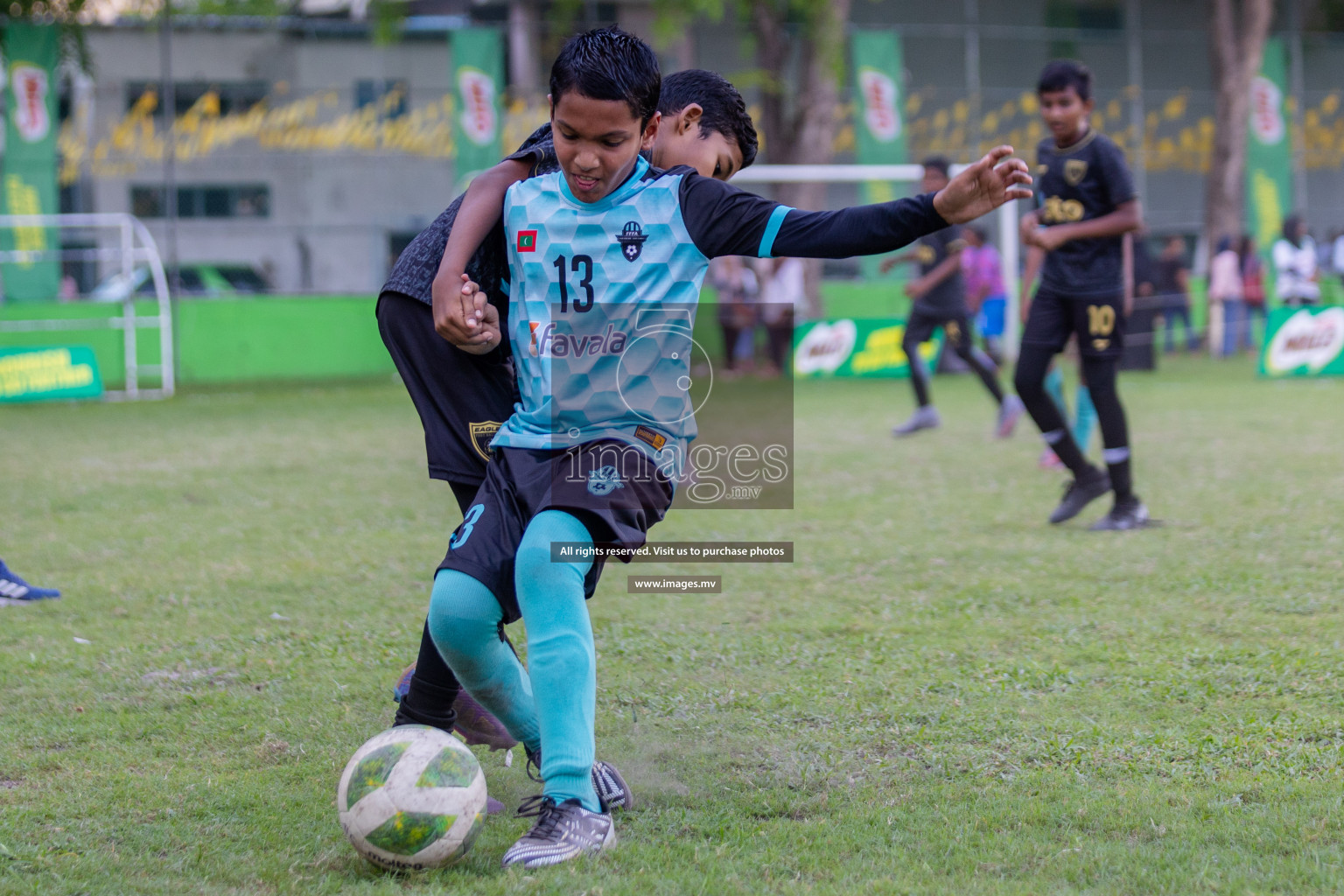 Day 1 of MILO Academy Championship 2023 (U12) was held in Henveiru Football Grounds, Male', Maldives, on Friday, 18th August 2023. 
Photos: Shuu Abdul Sattar / images.mv