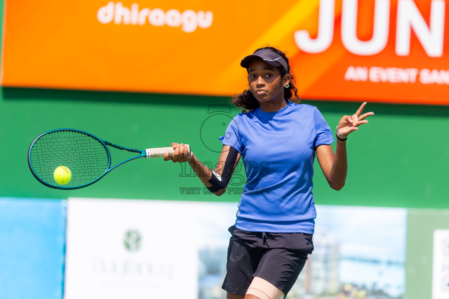 Day 8 of ATF Maldives Junior Open Tennis was held in Male' Tennis Court, Male', Maldives on Thursday, 19th December 2024. Photos: Nausham Waheed/ images.mv