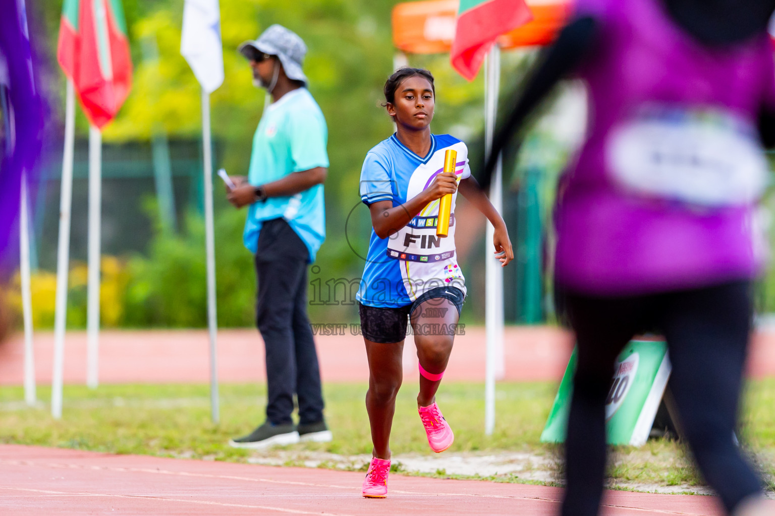 Day 5 of MWSC Interschool Athletics Championships 2024 held in Hulhumale Running Track, Hulhumale, Maldives on Wednesday, 13th November 2024. Photos by: Nausham Waheed / Images.mv