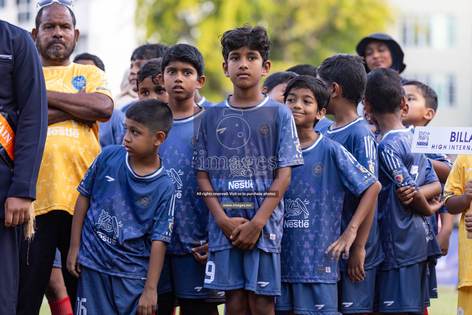 Day 4 of Nestle Kids Football Fiesta, held in Henveyru Football Stadium, Male', Maldives on Saturday, 14th October 2023 Photos: Nausham Waheed  / images.mv