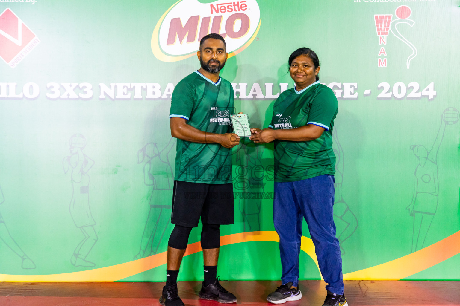 Final of MILO 3x3 Netball Challenge 2024 was held in Ekuveni Netball Court at Male', Maldives on Thursday, 20th March 2024. Photos: Nausham Waheed / images.mv