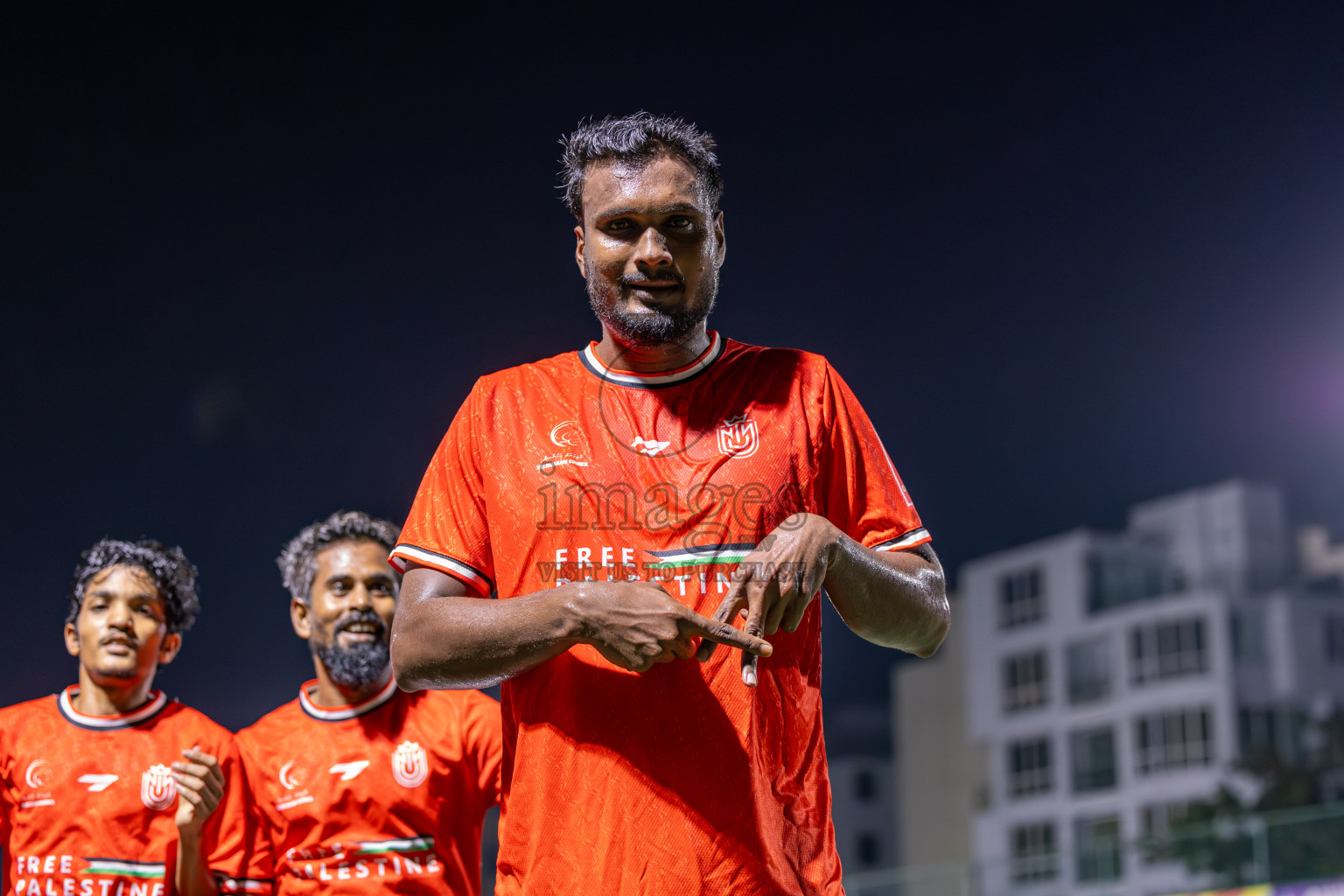 HDh Nolhivaran vs HDh Nellaidhoo in Day 5 of Golden Futsal Challenge 2025 on Thursday, 9th January 2025, in Hulhumale', Maldives
Photos: Ismail Thoriq / images.mv