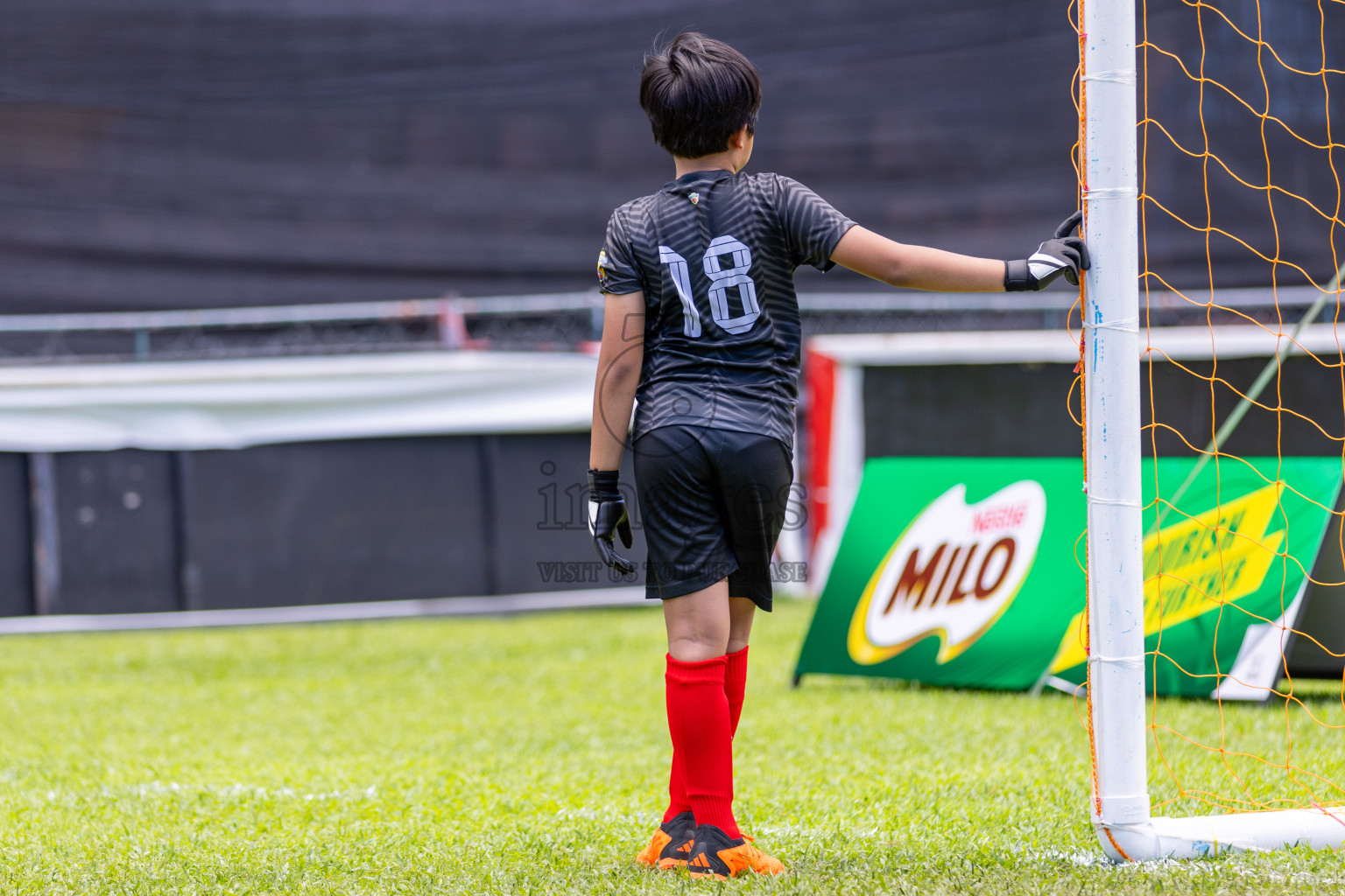 Day 2 of MILO Kids Football Fiesta was held at National Stadium in Male', Maldives on Saturday, 24th February 2024.