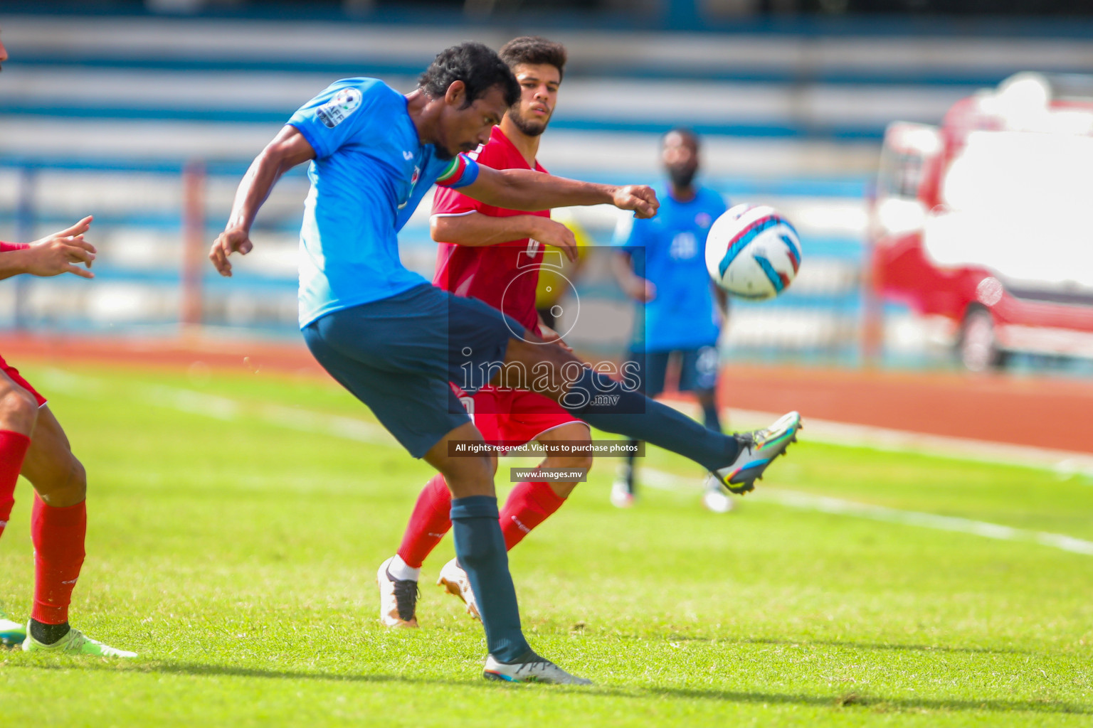 Lebanon vs Maldives in SAFF Championship 2023 held in Sree Kanteerava Stadium, Bengaluru, India, on Tuesday, 28th June 2023. Photos: Nausham Waheed, Hassan Simah / images.mv