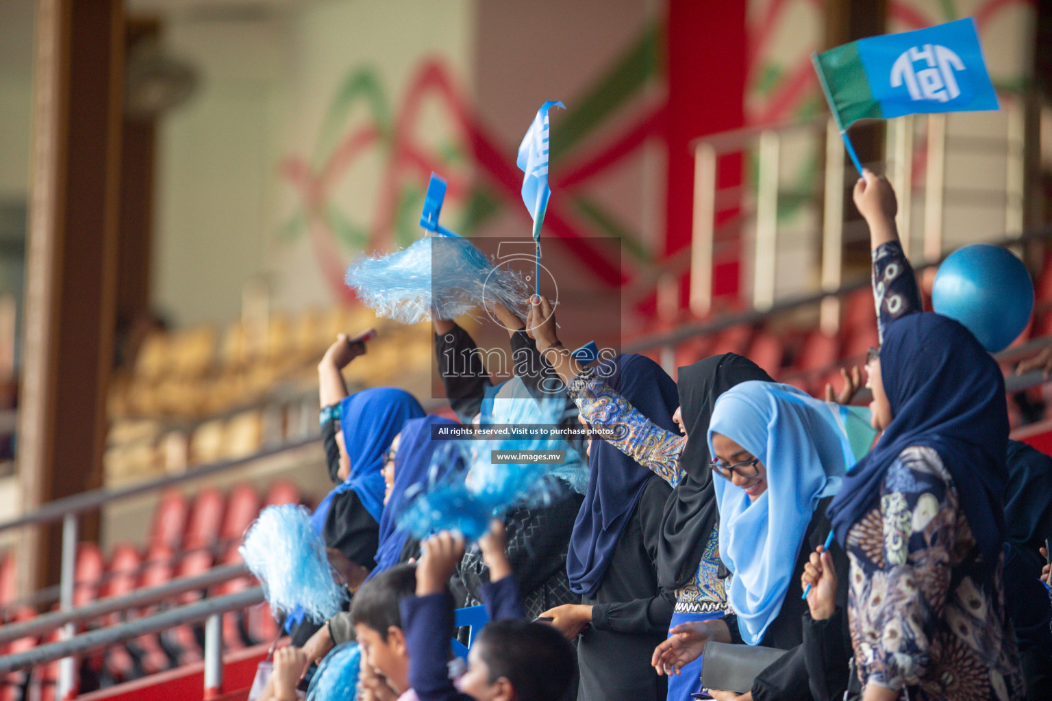 Hiriya School vs LH.EDU.CENTRE in MAMEN Inter School Football Tournament 2019 (U13) in Male, Maldives on 19th April 2019 Photos: Hassan Simah/images.mv