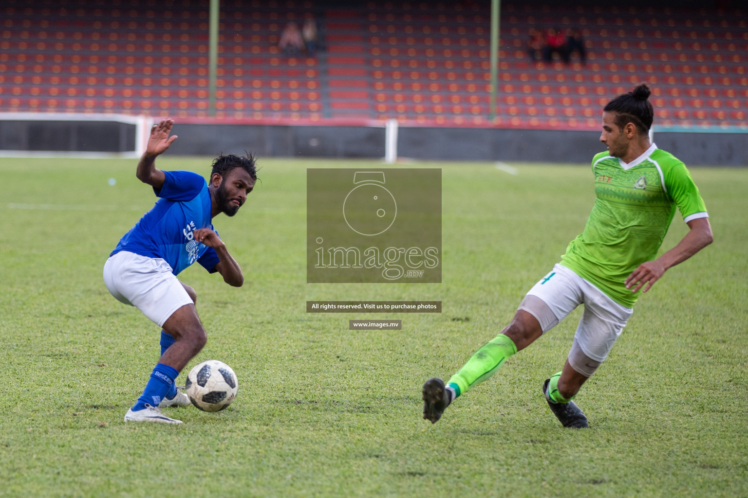 Nilandhoo vs Club Green Streets in Dhiraagu Dhivehi Premier League held in Male', Maldives on 25th December 2019 Photos: Suadh Abdul Sattar /images.mv