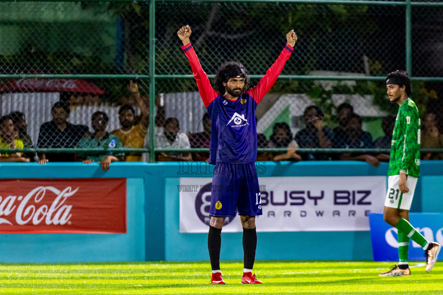 Fools SC vs FC Baaz in Day 2 of Laamehi Dhiggaru Ekuveri Futsal Challenge 2024 was held on Saturday, 27th July 2024, at Dhiggaru Futsal Ground, Dhiggaru, Maldives Photos: Nausham Waheed / images.mv