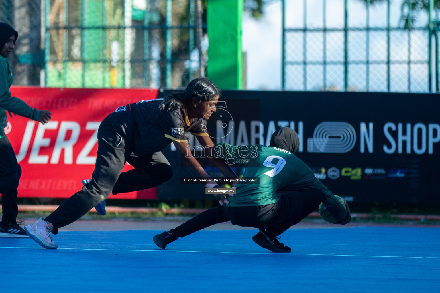 Day 7 of 6th MILO Handball Maldives Championship 2023, held in Handball ground, Male', Maldives on Friday, 26th May 2023 Photos: Shuu Abdul Sattar/ Images.mv