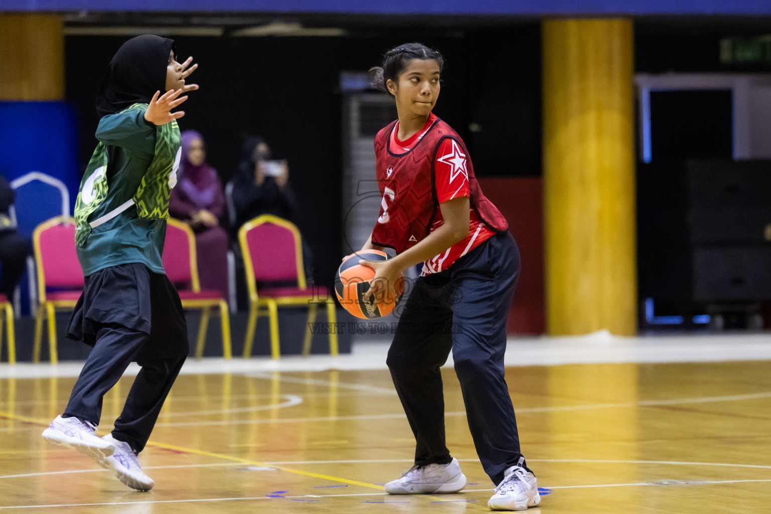 Day 11 of 25th Inter-School Netball Tournament was held in Social Center at Male', Maldives on Wednesday, 21st August 2024.