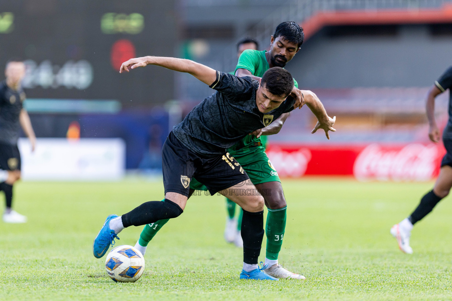 Maziya Sports & Recreation vs Club Eagles in the final of Dhivehi Premier League 2023 , held in National Football Stadium, Male', Maldives Photos: Nausham Waheed/ Images.mv