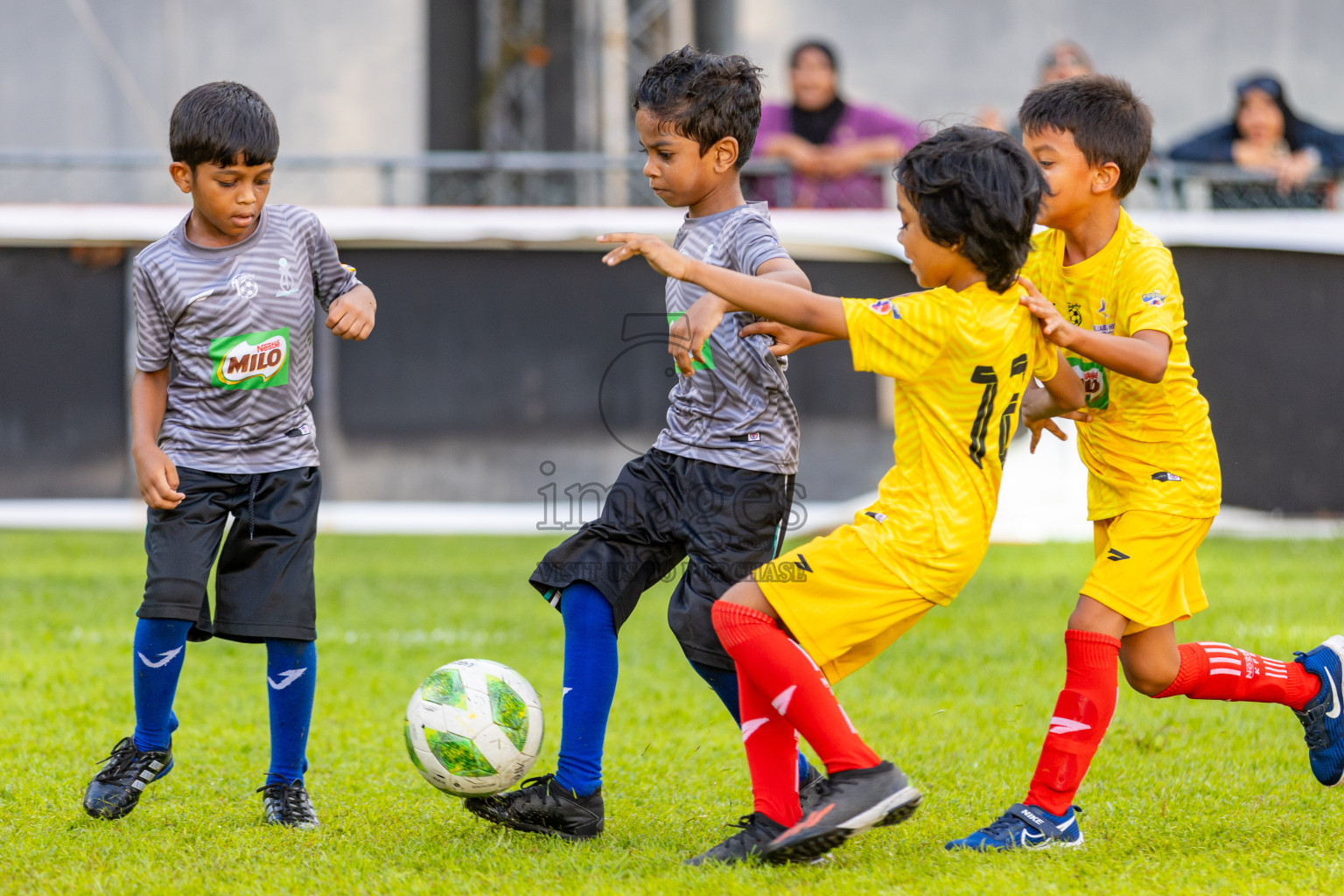 Day 2 of MILO Kids Football Fiesta was held at National Stadium in Male', Maldives on Saturday, 24th February 2024.