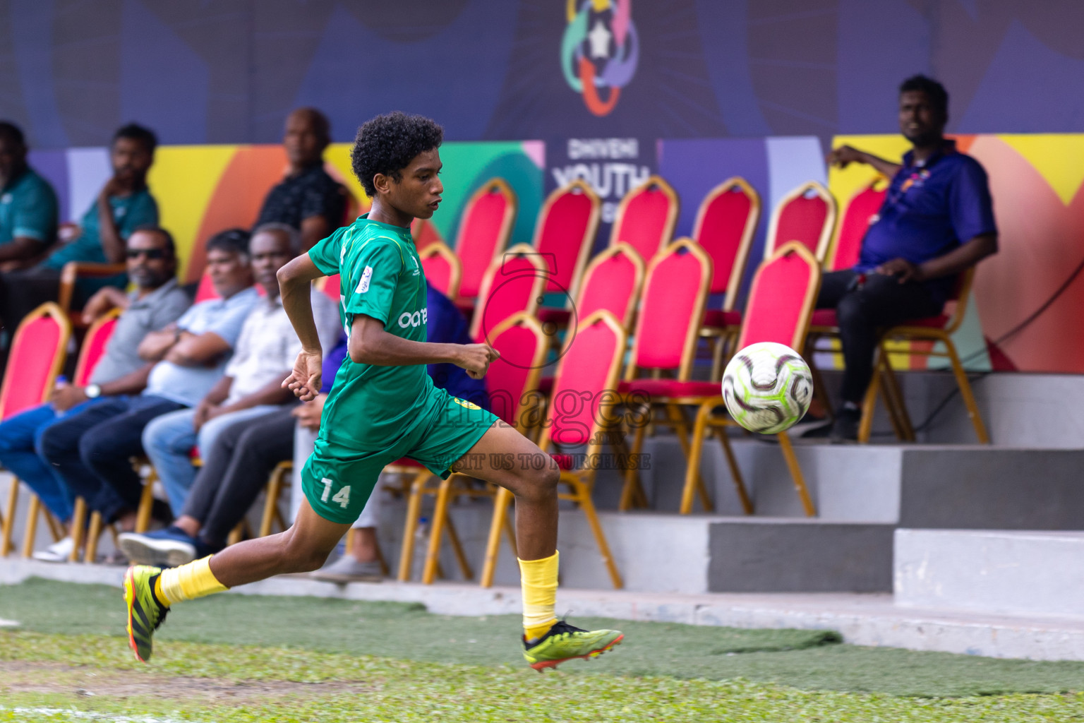 Eagles vs Maziya SRC(U16) in Day 8 of Dhivehi Youth League 2024 held at Henveiru Stadium on Monday, 2nd December 2024. Photos: Mohamed Mahfooz Moosa / Images.mv