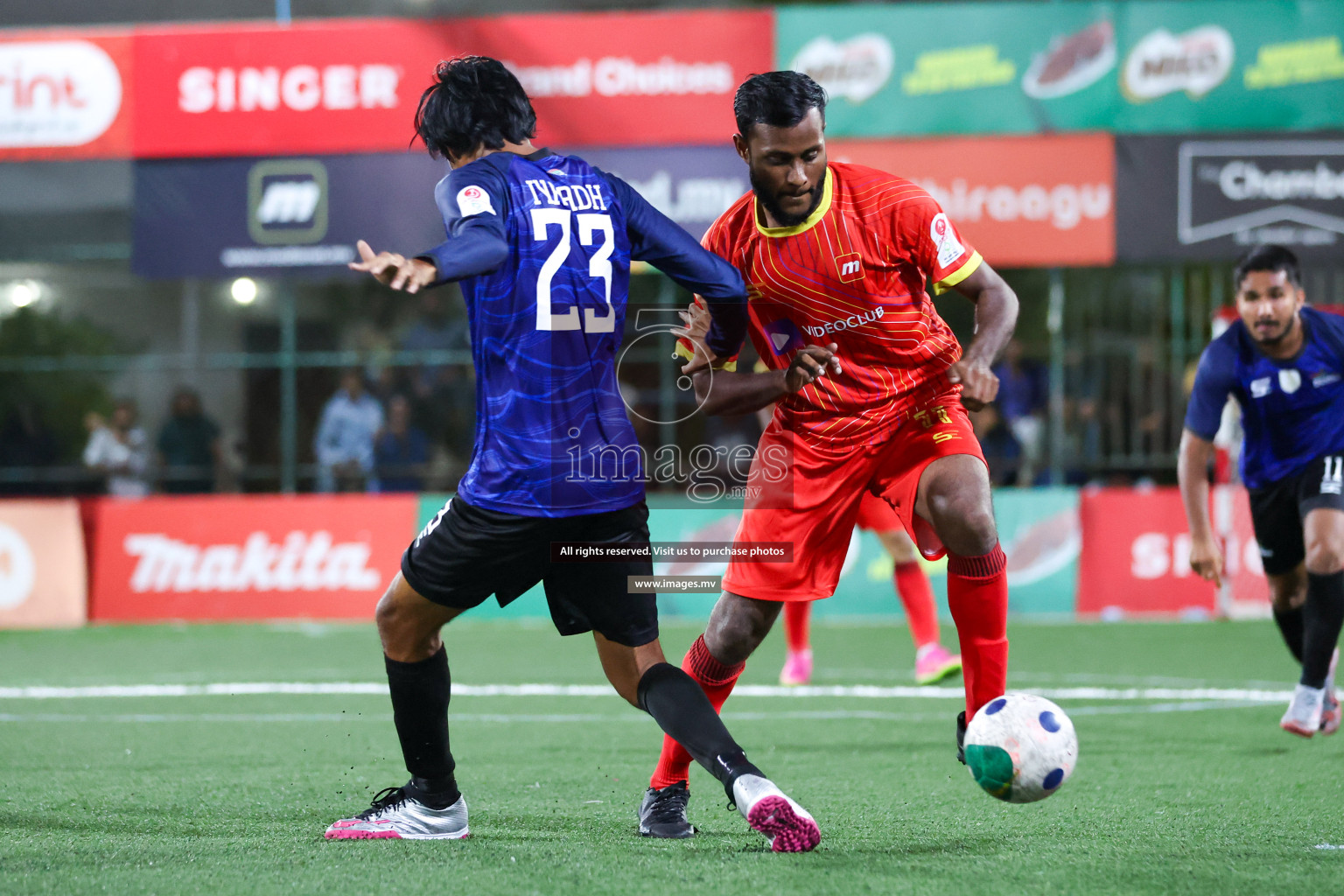 Team Fenaka vs Medianet in Club Maldives Cup 2023 held in Hulhumale, Maldives, on Sunday, 23rd July 2023 Photos: Nausham Waheed/ images.mv