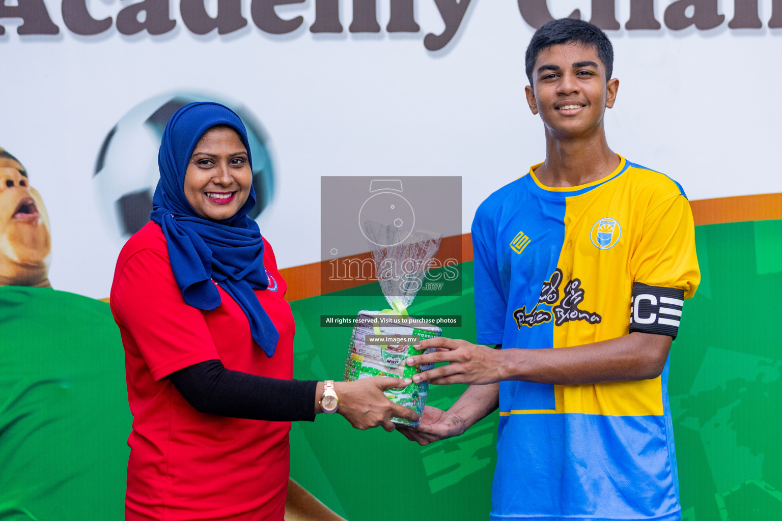 Day 1 of MILO Academy Championship 2023 (u14) was held in Henveyru Stadium Male', Maldives on 3rd November 2023. Photos: Nausham Waheed / images.mv