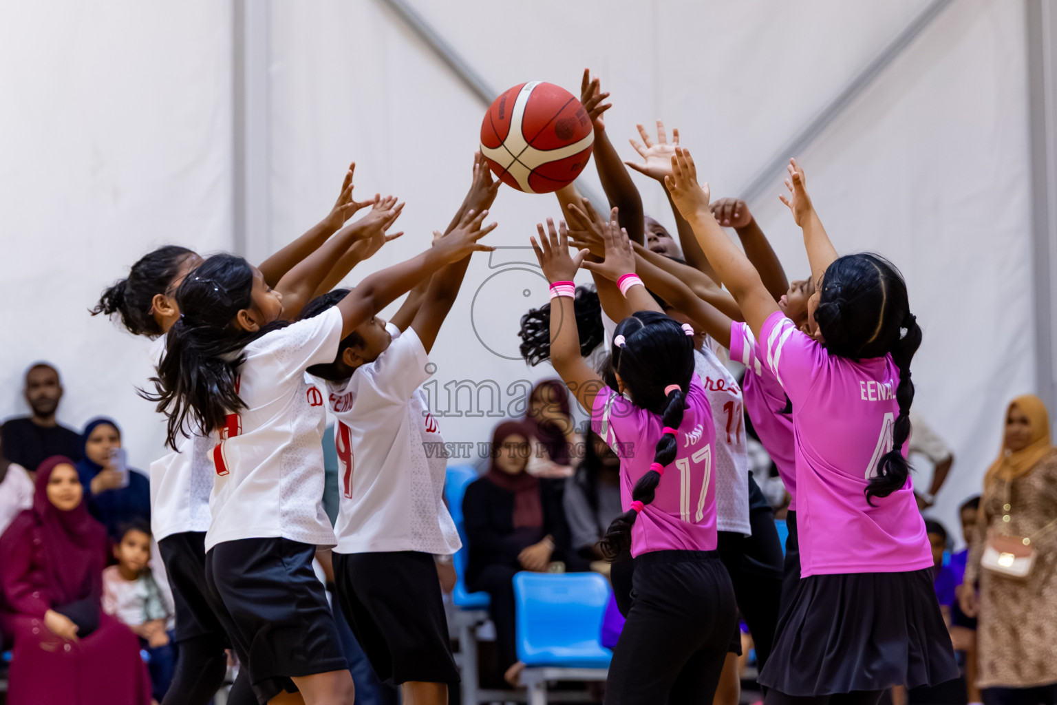 Day 2 of Milo 5 x 5 Junior Challenge 2025 - Basketball tournament held in Basketball Training Center, Male', Maldives on Friday, 10th October 2025. Photos by: Nausham Waheed / Images.mv