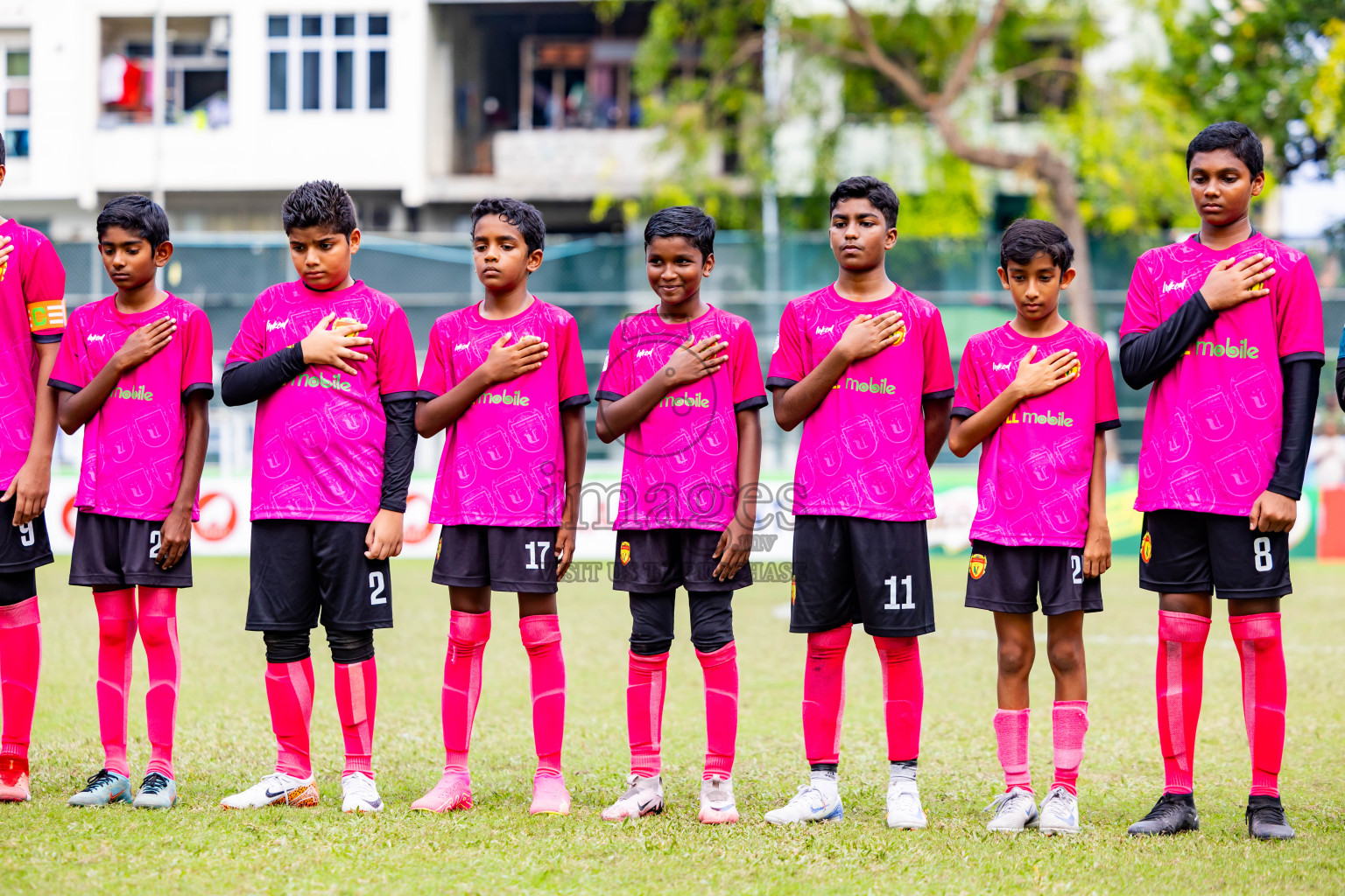 Under 12 United Victory vs Valancia on day 3 of Dhivehi Youth League 2024 held at Henveiru Stadium on Saturday, 23rd November 2024. Photos: Nausham Waheed/ Images.mv