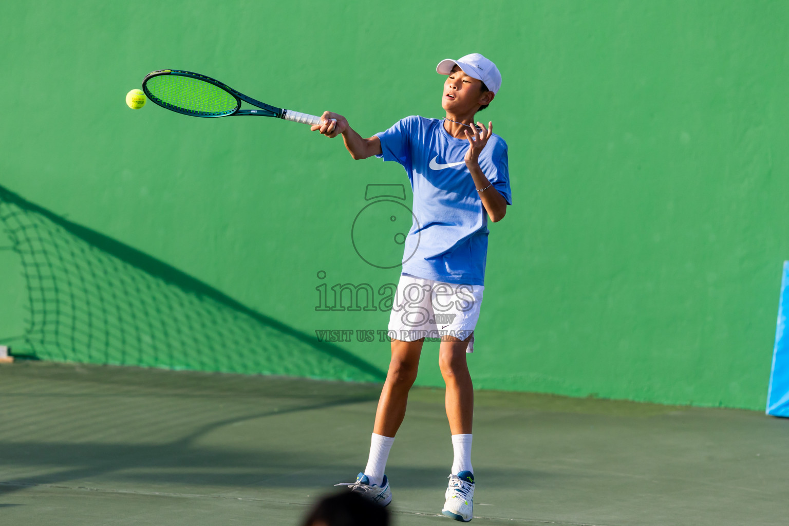 Day 2 of ATF Maldives Junior Open Tennis was held in Male' Tennis Court, Male', Maldives on Tuesday, 10th December 2024. Photos: Nausham Waheed / images.mv