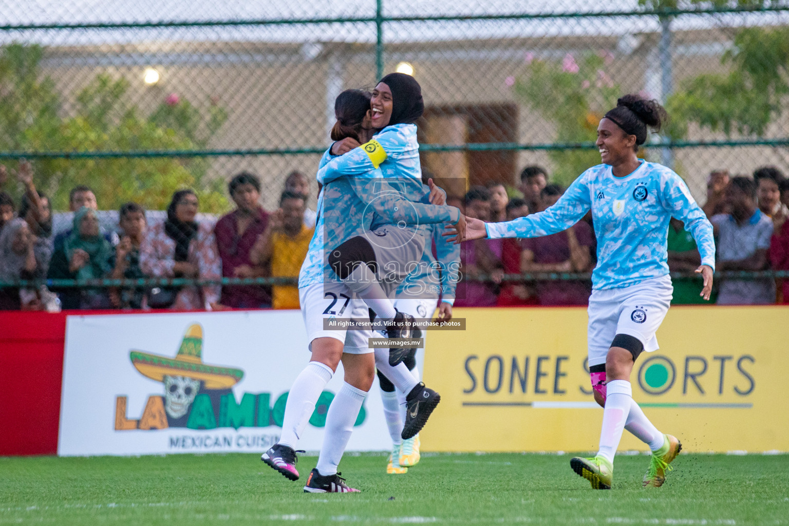 MPL vs DSC in Eighteen Thirty Women's Futsal Fiesta 2022 was held in Hulhumale', Maldives on Monday, 17th October 2022. Photos: Hassan Simah, Mohamed Mahfooz Moosa / images.mv