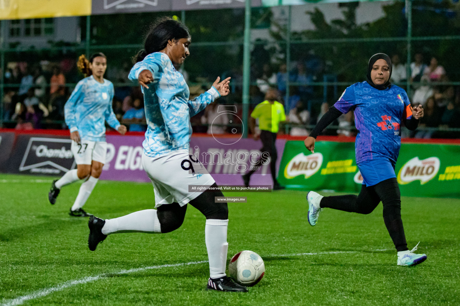 MPL vs Club MYS in Eighteen Thirty Women's Futsal Fiesta 2022 was held in Hulhumale', Maldives on Monday, 21st October 2022. Photos: Hassan Simah / images.mv