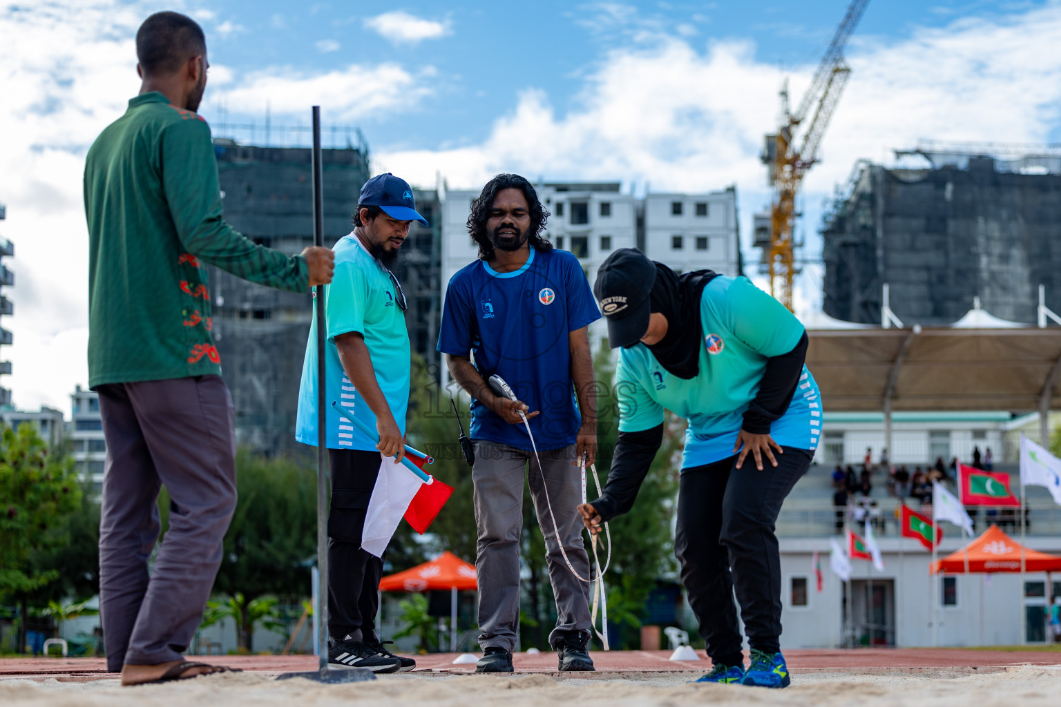 Day 1 of MWSC Interschool Athletics Championships 2024 held in Hulhumale Running Track, Hulhumale, Maldives on Saturday, 9th November 2024. 
Photos by: Hassan Simah / Images.mv