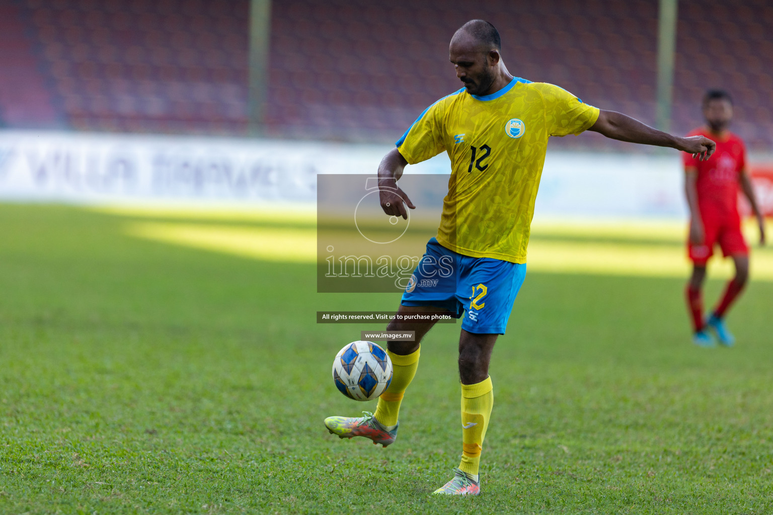 Club Valencia vs De Grande Sports Club in Ooredoo Dhivehi Premier League 2021/22 on 16th July 2022, held in National Football Stadium, Male', Maldives Photos: Hassan Simah/ Images mv