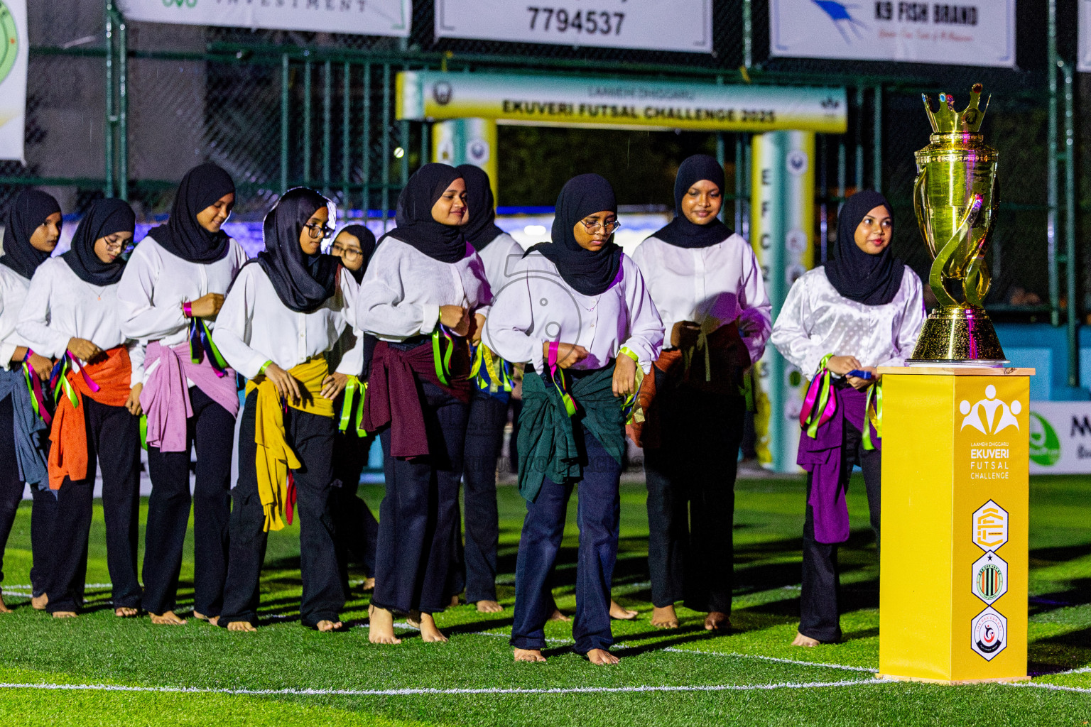 Ifhaams vs Dee Cee Jay SC in Final of Laamehi Dhiggaru Ekuveri Futsal Challenge 2025 was held on Tuesday, 29th July 2025, at Dhiggaru Futsal Ground, Dhiggaru, Maldives Photos: Nausham Waheed  / images.mv