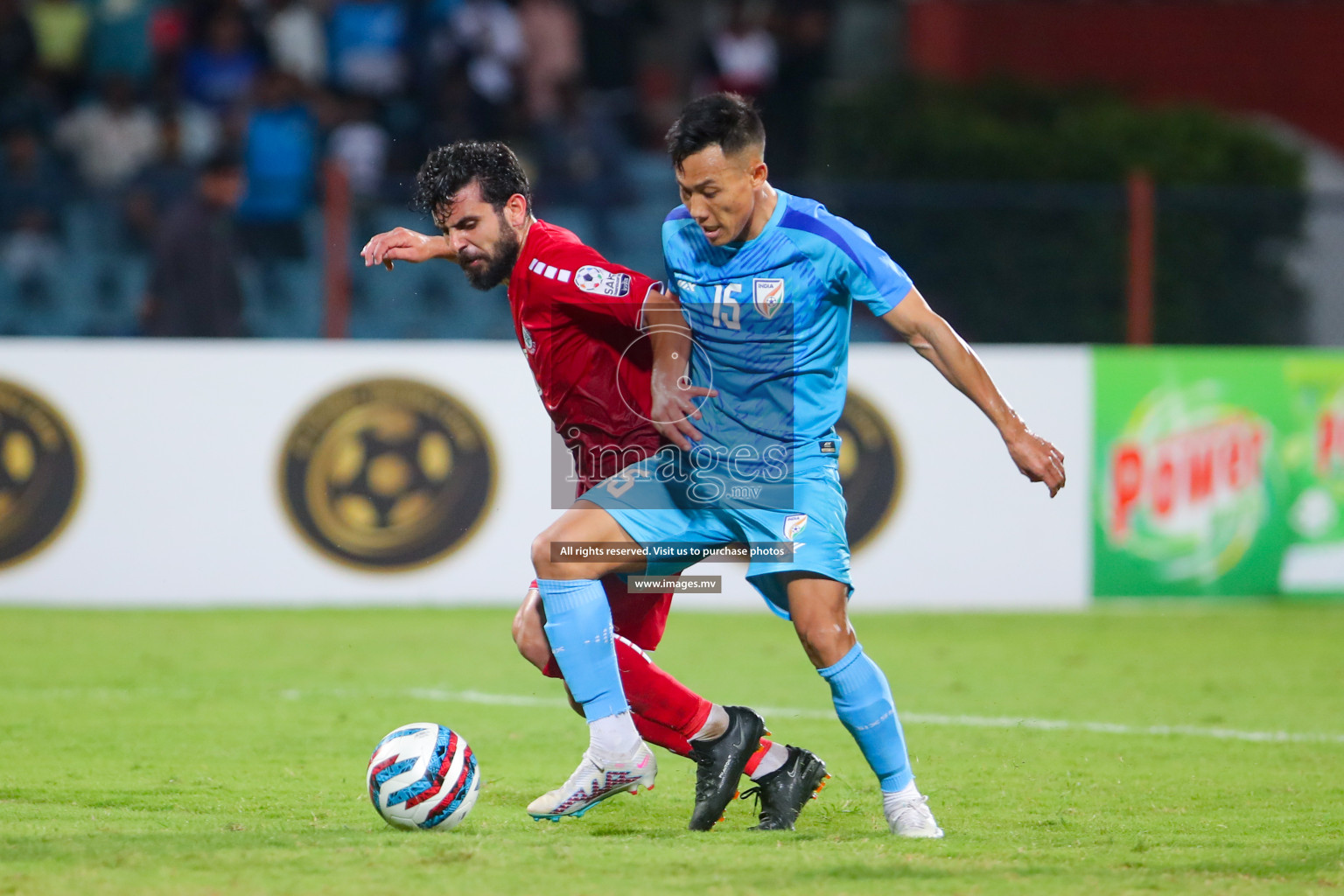 Lebanon vs India in the Semi-final of SAFF Championship 2023 held in Sree Kanteerava Stadium, Bengaluru, India, on Saturday, 1st July 2023. Photos: Nausham Waheed, Hassan Simah / images.mv