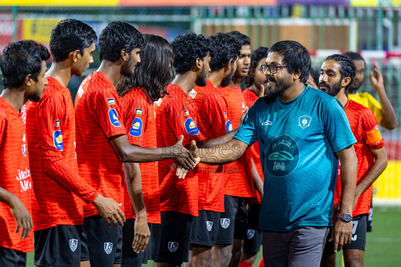 Sh. Kanditheemu VS R. Dhuvaafaru on Day 35 of Golden Futsal Challenge 2024 was held on Tuesday, 20th February 2024, in Hulhumale', Maldives 
Photos: Hassan Simah, / images.mv