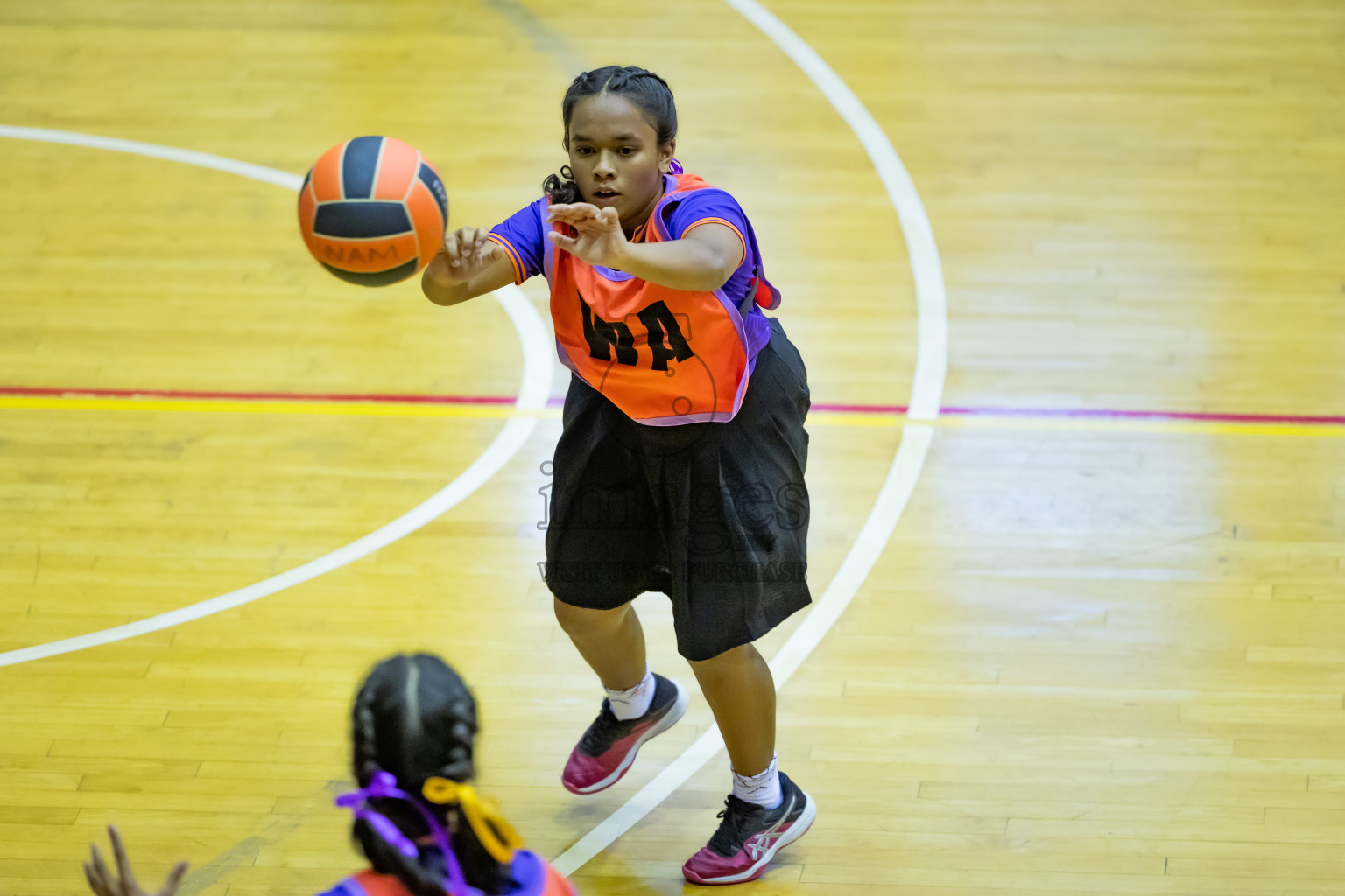 Day 12 of 25th Inter-School Netball Tournament was held in Social Center at Male', Maldives on Thursday, 22nd August 2024.