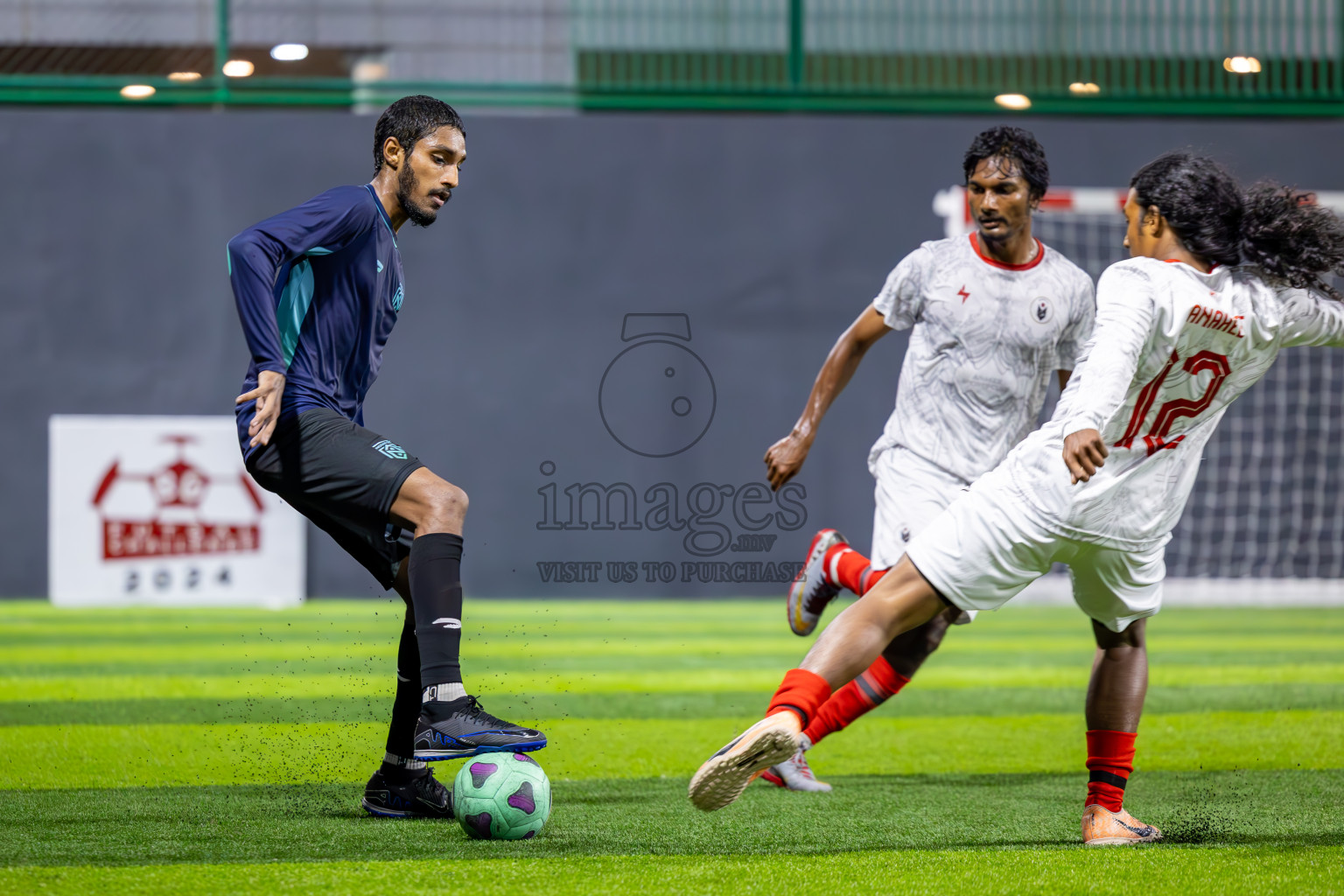 Nova SC vs Anakee SC in Day 9 of BG Futsal Challenge 2024 was held on Wednesday, 20th March 2024, in Male', Maldives
Photos: Ismail Thoriq / images.mv